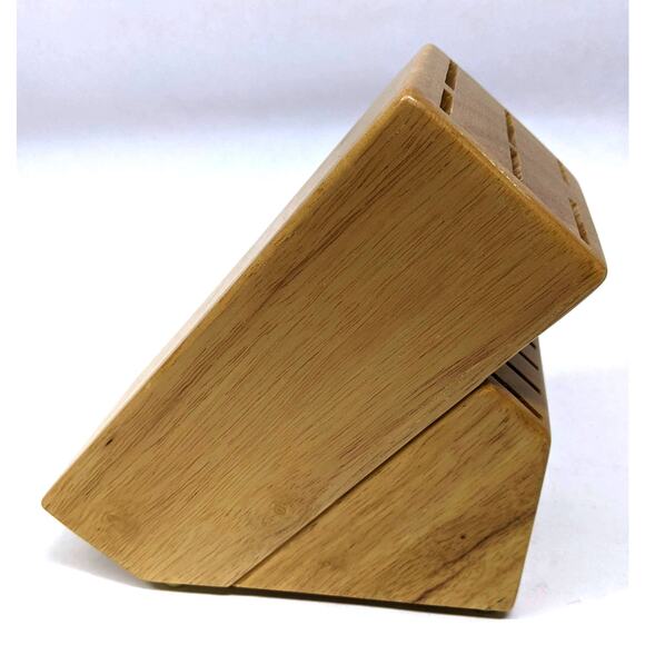 Zwilling J.A. Henckels 12 Kitchen Hardwood Wooden Knife Block - Unused - Picture 3 of 8